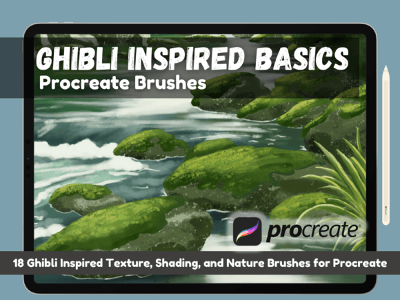 Download Ghibli-Inspired Basics Procreate Brushes - Brush Collection