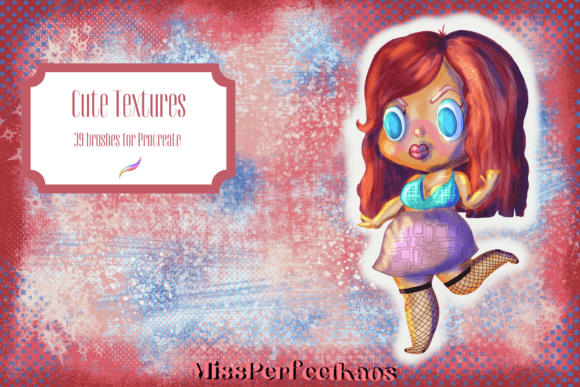 Download Cute Textures - 39 Brushes for Procreate - Brush Collection