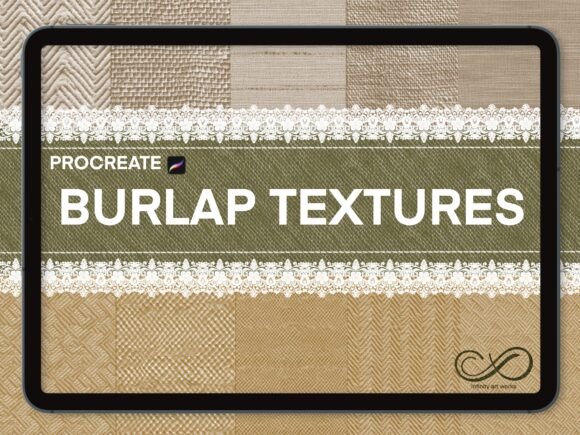 Download Procreate Texture Brushes-Burlap,Lace - Brush Collection