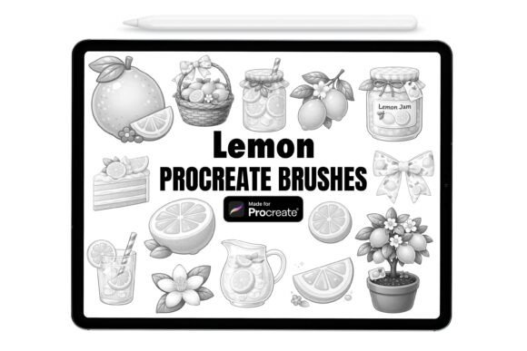 Download Cute Lemon Procreate Brushes - Brush Collection
