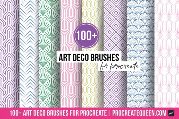 Download Art Deco Brushes for Procreate - Brush Collection