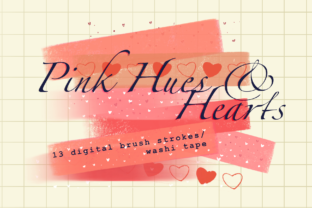 Download Pink Hues and Hearts Brush Strokes - Brush Collection