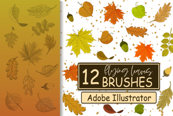 Download Flying Leaves Brushes - Brush Collection