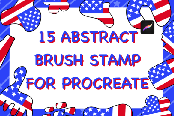 Download 15 ABSTRACT BRUSH STAMP for PROCREATE - Brush Collection