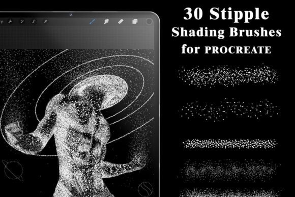 Download Stipple Shading Brushes Procreate - Brush Collection