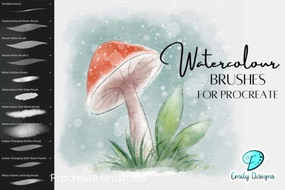Download Watercolour Brush Set for Procreate - Brush Collection