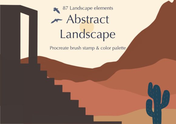 Download Procreate Stamp Brushes Landscape - Brush Collection