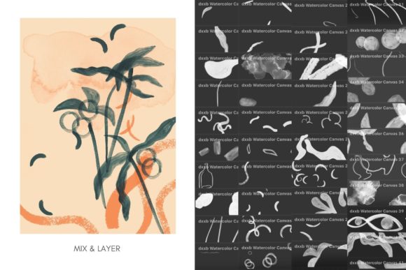 Download ProCreate Watercolor Floral Brushes - Brush Collection