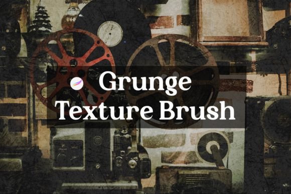 Download Grunge Texture Brush V.2 for Procreate - Brush Collection