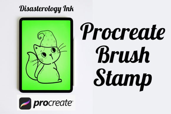 Download Wizard Cat Procreate Brush Stamp - Brush Collection