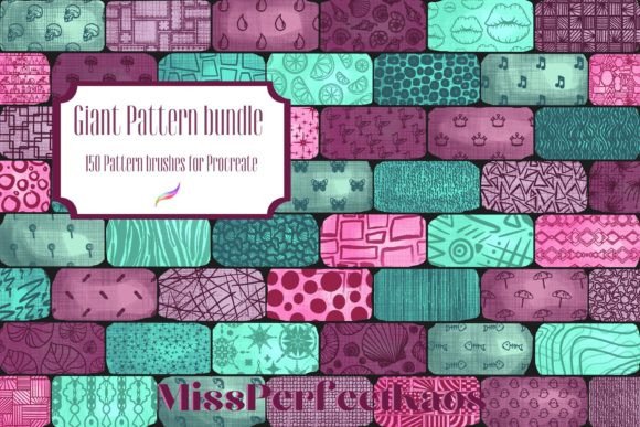 Download Giant Pattern Bundle- Procreate Brushes - Brush Collection