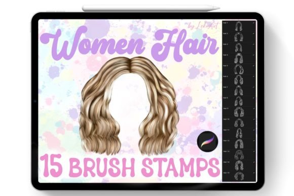 Download Hair Brush Stamp Procreate - Brush Collection