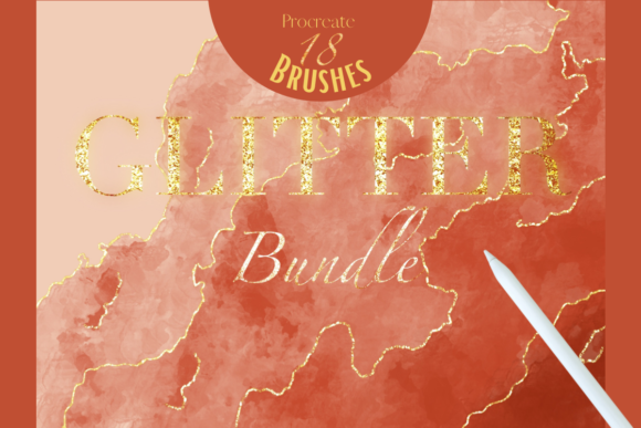 Download Procreate Glitter Brush Set Gold - Brush Collection
