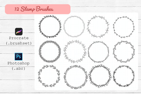 Download Procreate and Photoshop Stamp Brushes. - Brush Collection