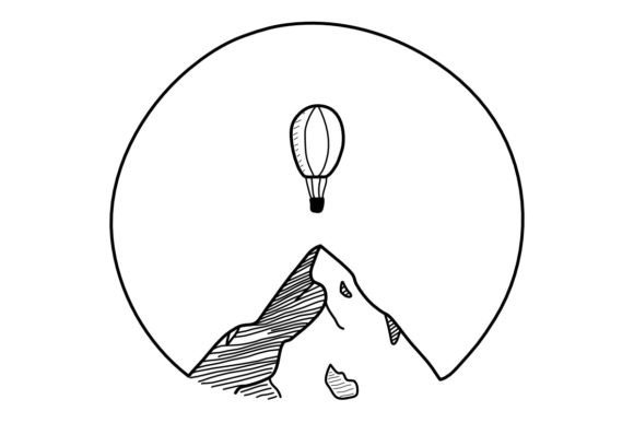 Download Mountain Scape Procreate Brush Stamp - Brush Collection