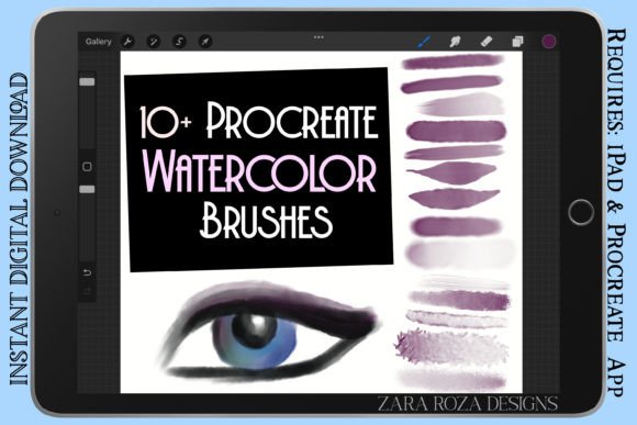 Download Watercolor Procreate Brushes - Brush Collection