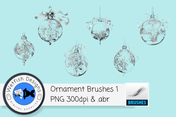 Download 6 High Resolution Ornament Brushes - Brush Collection