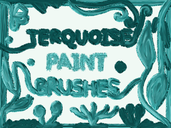 Download Photoshop Turquoise Paint Glitter Brush - Brush Collection