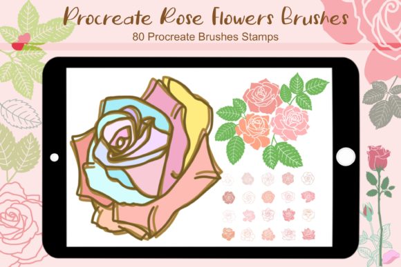 Download Procreate Rose Flowers Brushes - Brush Collection