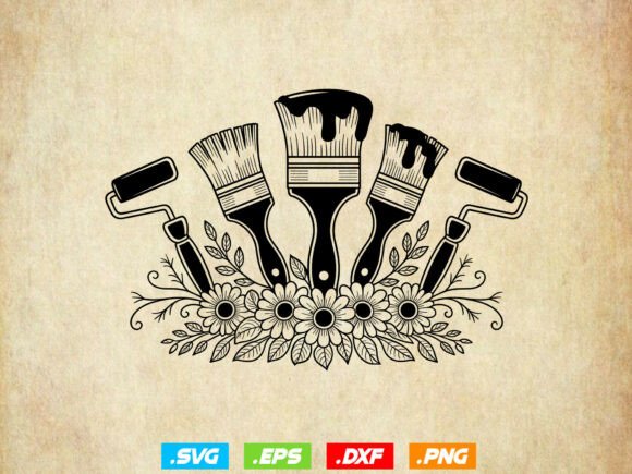 Download Paint Brushes Svg,Painting Tools Clipart - Brush Collection