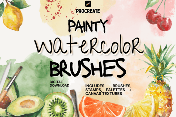 Download Watercolor Procreate Brush Set - Brush Collection