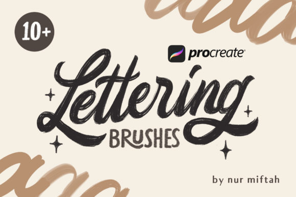 Download Procreate Lettering Brushes - Brush Collection