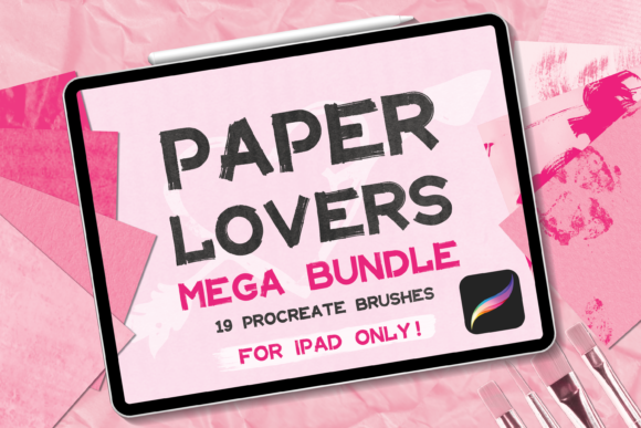 Download Paper Texture Brush Procreate Add on - Brush Collection