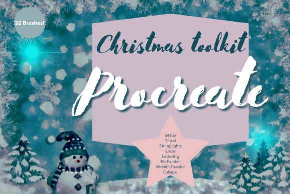 Download Procreate Christmas Toolkit 32 X Brushes - Brush Collection