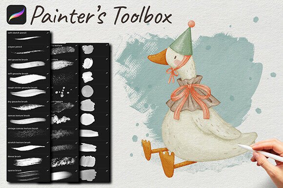 Download Painter’s Toolbox- Procreate Brushes - Brush Collection