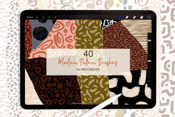Download Modern Procreate Pattern Brushes - Brush Collection