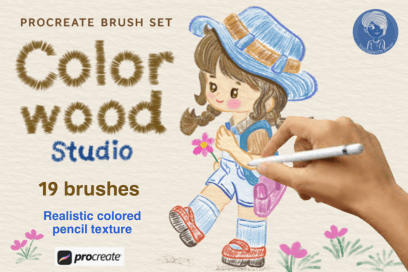 Download ColorWood Studio Brush Set for Procreate - Brush Collection