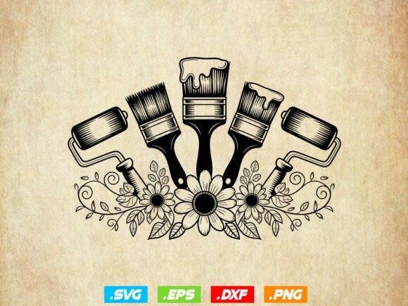 Download Paint Brushes Svg,Painting Tools Clipart - Brush Collection