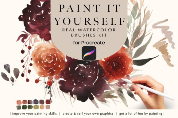 Download Procreate Watercolor Painting Brushes - Brush Collection