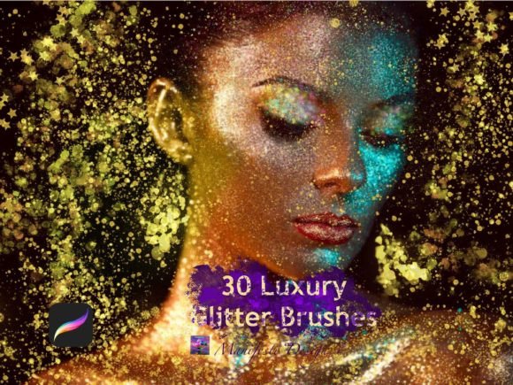 Download 30 Glitter Procreate Brushes - Brush Collection