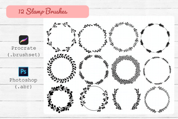 Download Procreate and Photoshop Stamp Brushes. - Brush Collection