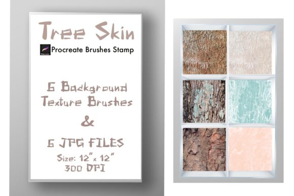 Download Tree Skin Procreate Brushes Stamp - Brush Collection