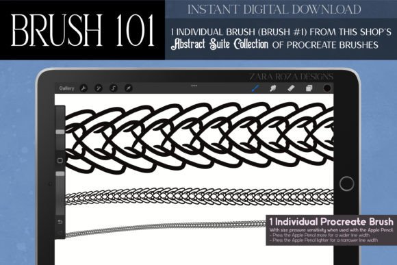 Download Procreate Brush #101 – Abstract Suite - Brush Collection