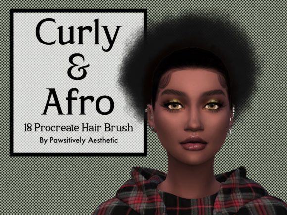 Download Curly Hair Brush Set for Procreate - Brush Collection