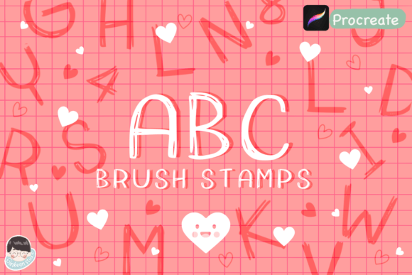 Download ABC Brush Stamps Procreate - Brush Collection