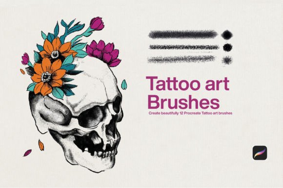 Download 10 Tattoo Art Brushes Procreate - Brush Collection