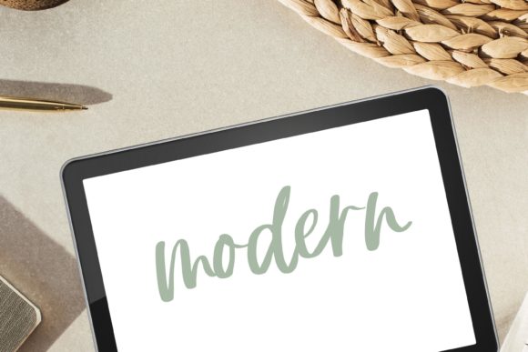 Download Modern Ink Procreate Lettering Brush - Brush Collection