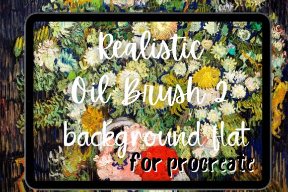 Download Procreate Oil Brush 2 Background Wash Fl - Brush Collection