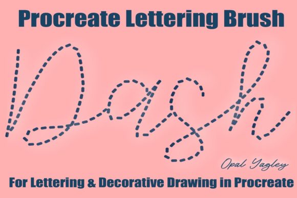 Download Dash Procreate Lettering Brush - Brush Collection