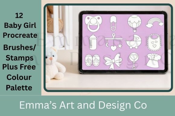 Download Baby Girl Procreate Brushes - Brush Collection