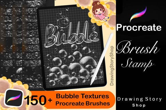 Download 150+ Procreate Bubbles Textures Brushes - Brush Collection