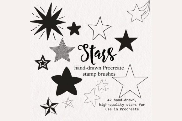 Download Procreate Star Brush Stamps - Brush Collection
