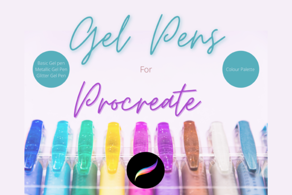 Download Procreate Gel Pen Brushes &amp; Palette - Brush Collection