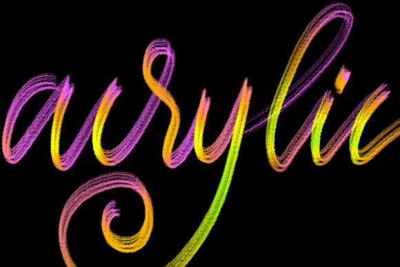 Download Procreate Brush - Acrylic Dry Textured - Brush Collection