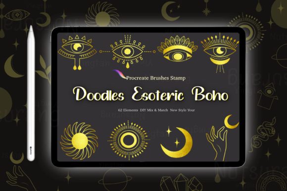 Download Bohemian Esoteric Moon Crystal Brush DIY - Brush Collection