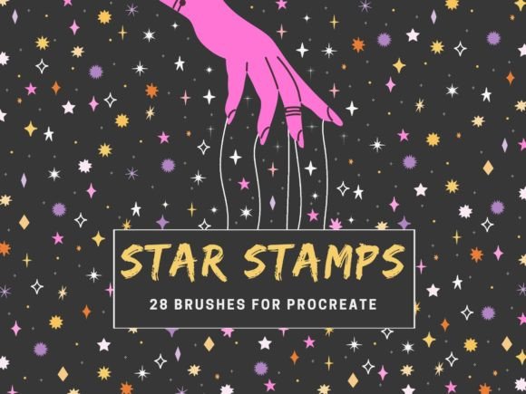 Download Procreate Star Stamps Brush Set - Brush Collection